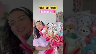Thumbnail: What I Got For My Birthday 🩷✨ Birthday Gifts Haul #youtubeshorts #shorts #gifts #birthday
