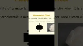 Thumbnail: Piezoelectric effect in 1 minute #physics #neet #science