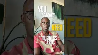 Thumbnail: Paper Business cards that someone can hold are still important and needed.. WHAT DO YOU THINK?