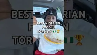 Thumbnail: BEST Nigerian food in Toronto | THE BENUE?🇳🇬