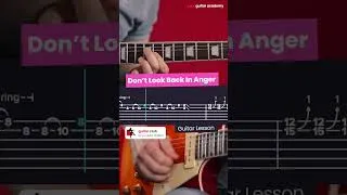 Thumbnail: Don't Look Back In Anger Solo - Oasis Guitar Lesson with Tabs