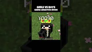 Thumbnail: Girls VS Boys in Minecraft #indiangamer #hindigameplay #minecraftfunny #funny