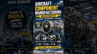 Thumbnail: Aircraft Component Manufacturing Business ✈️ | High Profit Business #businessideas #shorts #viral