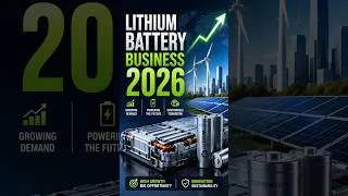 Thumbnail: lithium battery business #businessideas #shorts #viral
