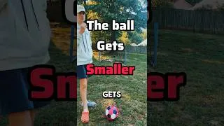Thumbnail: Every time I score the ball gets smaller #soccer #football #shorts #viral #trending