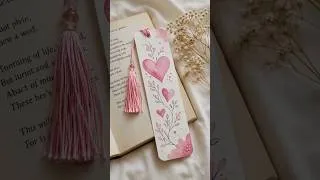Thumbnail: Pretty bookmark💝 #shorts #shotsfeed #art #painting