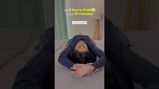 Thumbnail: Get 8 Hours of Sleep in Just 10 Minutes With This ONE Yoga Pose 🧘