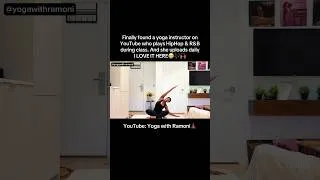Thumbnail: Daily R&B yoga classes with Ramoni on YouTube🧘🏾‍♀️🎶