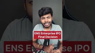 Thumbnail: ENS Enterprise IPO Final Decision #ipo #ipoalert #stockmarket