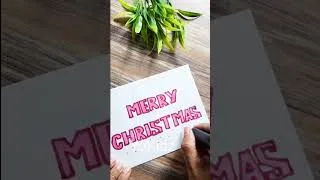 Thumbnail: How to write Merry Christmas in Style #shorts #shortviveo