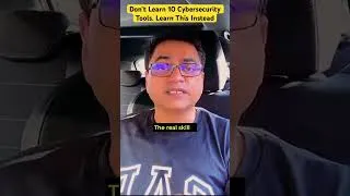 Thumbnail: Don’t Learn 10 Cybersecurity Tools. Learn This Instead