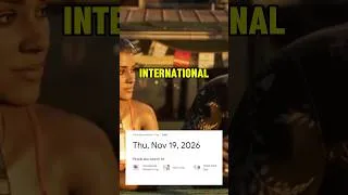 Thumbnail: INSANE GTA 6 Dropping On International Mens Day🔥 #youtubeshorts #gta6 #shorts