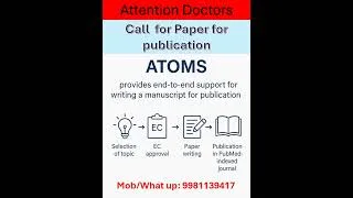 Thumbnail: Your One-Stop Solution for Manuscript Writing & Publication  #manuscript #medicalwriting