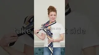 Thumbnail: This Asymmetrical Scarf Knot Changes Everything #tutorial #fashiontips
