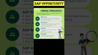 Thumbnail: SAP Fico/SD/MM hiring for Fresher's & Experience  #sapjobs #sapsftraining #job