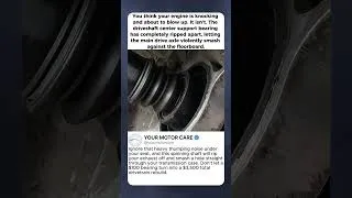 Thumbnail: NEVER IGNORE THIS VIBRATION! BMW DRIVESHAFT FAIL