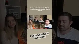 Thumbnail: the moment Your New Zealand Family realizes what the flag means to America