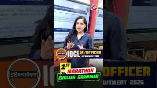 Thumbnail: 1st Marathon of English Grammer for IOCL Recruitment 2026