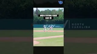 Thumbnail: When a Football Player Plays Baseball 😯!