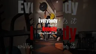 Thumbnail: Don't Wish! Work for it. #shorts #fitnessmotivation #weightlifting