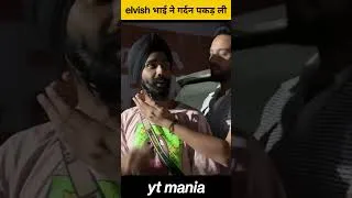 Thumbnail: elvish yadav ने Jatt prabhjot की गर्दन पकड़ ली 😳#shorts