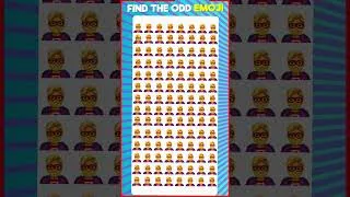 Thumbnail: Can You Find The Odd Emoji Out? 👀 | Easy, Medium, Hard And Impossible Levels 🧠 #quizzer #oddoneout