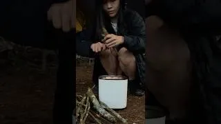 Thumbnail: Solo survival camping #girlcamping #camp