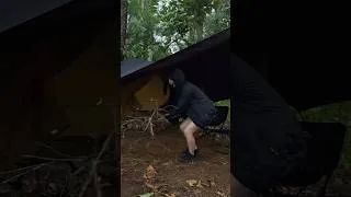 Thumbnail: Solo Mountain camping in rainstrom #girlcamping #camp