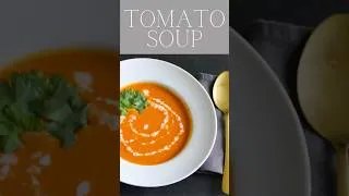 Thumbnail: The Secret Ingredient for extra Creamy Tomato Soup! 🍅🥥 #recipe #TomatoSoup #ComfortFood