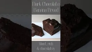 Thumbnail: The Most Chocolatey Banana Bread Ever! 🍌🍫#BananaBread #ChocolateLover #DessertRecipe