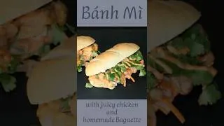 Thumbnail: Homemade Chicken Bánh Mì 🥖 Better Than Takeout! #banhmi #vietnamesefood #streetfood
