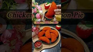 Thumbnail: Crispy Chicken Half Moon Pie Perfect Appetizer For Ramzan Special #ramzanspecialrecipe #shorts