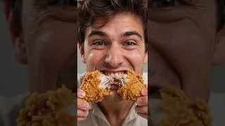 Thumbnail: 100 Crispy Chicken Wings Challenge! 🍗🔥 #shorts