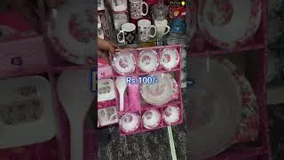 Thumbnail: Wholesale Crockery Sets From ₹17 Only #wholesalebusiness #crockery