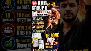 Thumbnail: RRB Group D Official Answer Key Date OUT🥳| #rrbgroupdanswerkey #RRBGroupD2026 #RRBAnswerKey