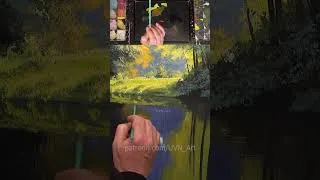 Thumbnail: "Shine of Summer" #acrylicpainting #shorts