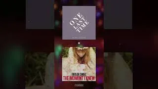 Thumbnail: One Last Time × The Moment I Knew (Mashup) #shorts