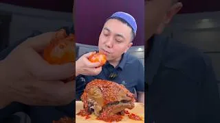 Thumbnail: MUKBANG EATING DELICIOUS GOAT HEAD CURRY #mukbang #asmreating #asmrsounds #eatingshow #shorts