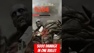 Thumbnail: Resident Evil 9 Requiem - Super Tyrant 5000 damage in one bullet challenge #residentevilrequiem