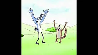 Thumbnail: Mordecai and Rigby Edit 😍🔥 | Song: FUNK MONOCLE | #edit #cartoon #mordecai #rigby