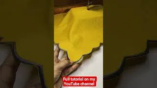 Thumbnail: How To Make perfect Scallops Finishing #zahrafashions #fashion #diy #diy #sewing #hookfish