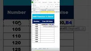 Thumbnail: AND Function in Excel | Logical Test Made Easy