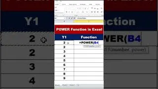 Thumbnail: POWER Function in Excel | Calculate Exponents Easily