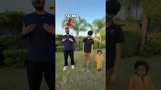 Thumbnail: Tallest vs shortest man #zalmi #littlezalmi #zalmiplays #zalmiarmy