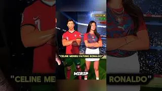 Thumbnail: celine menirukan gaya patung ronaldo,messi dan neymar lihatlah endingnya bikin semua orang melongo😱
