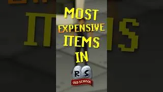 Thumbnail: What Are The Most EXPENSIVE Items In OSRS?! 🤯⚔️🍃 #oldschoolrunescape #osrs #gaming