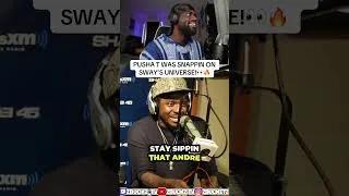 Thumbnail: PUSHA T SNAPPIN ON SWAY'S UNIVERSE!👀🔥 #shorts #viralshorts #funny #pushat