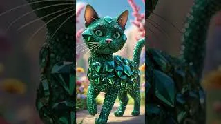 Thumbnail: Cats + Gems (Persian, Ragdoll, Manx, Devon Rex) #shorts
