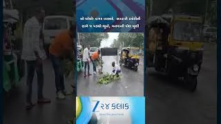 Thumbnail: નવસારી મનપાની પ્રી-મોન્સૂન કામગીરીની પોલ ખુલી: પ્રાંત કચેરીની સામે જ પડ્યો મોટો ભૂવો