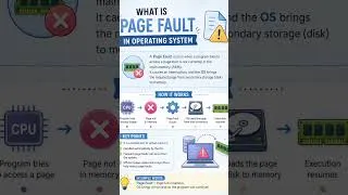 Thumbnail: Page Fault in Operating System #zeenathasanacademy